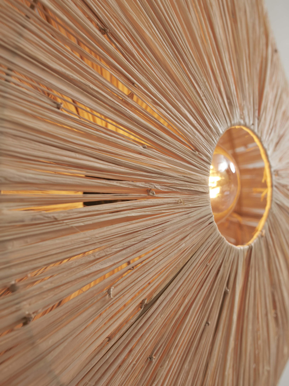 Good&Mojo Panama plafondlamp Ø65 bruin