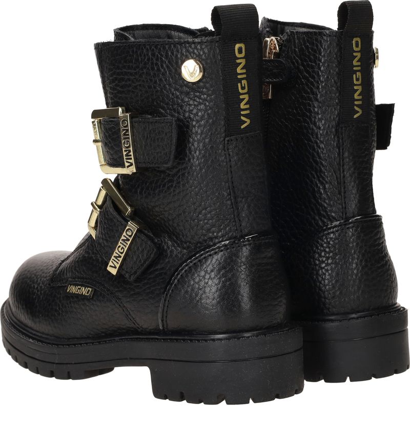 Vingino Velia Bikerboots Zwart Meisjes