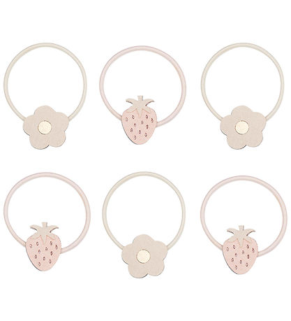 Mimi & Lula Haargummis - 6er-Pack - Strawberry Tulpe