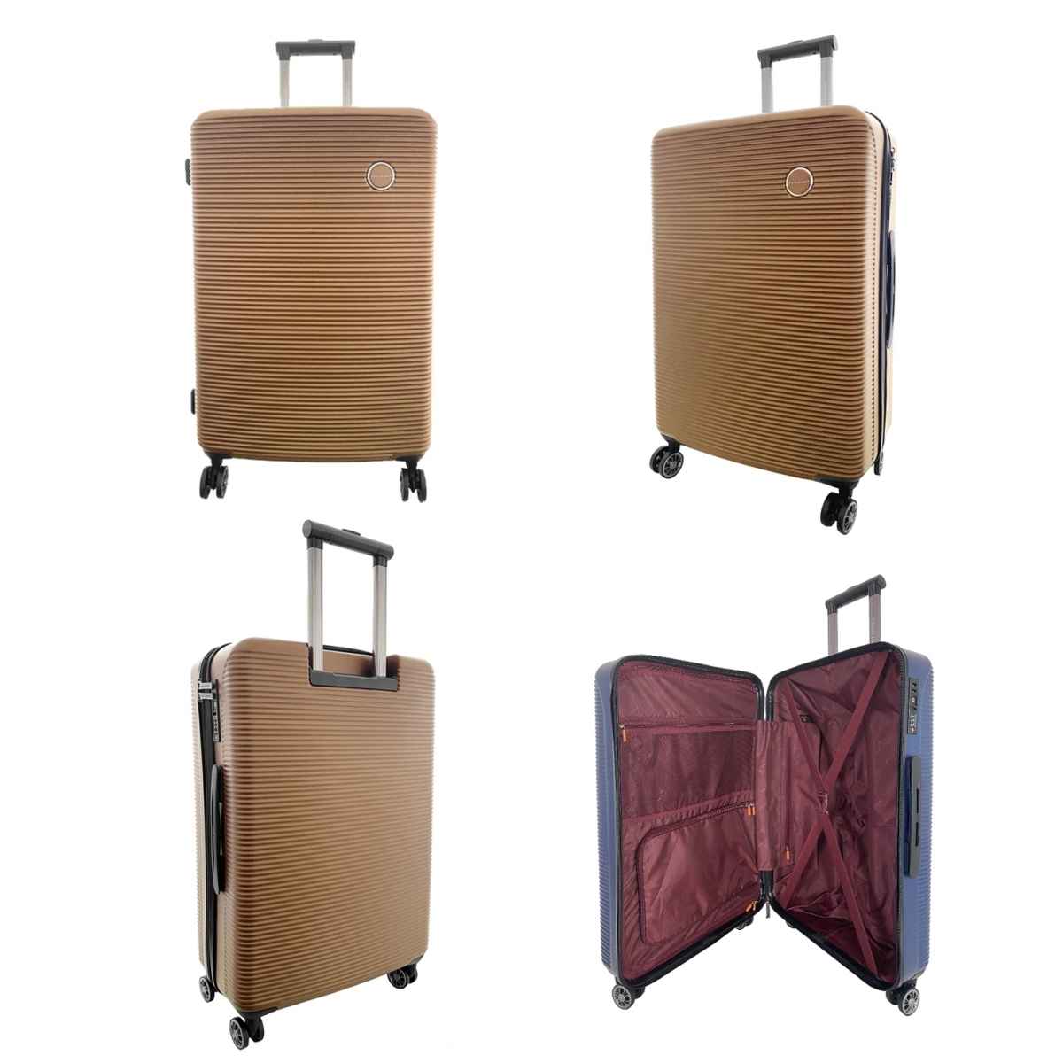 David Jones Lot 3 valises rigides dont 1 valise cabine David Jones ABS TSA
