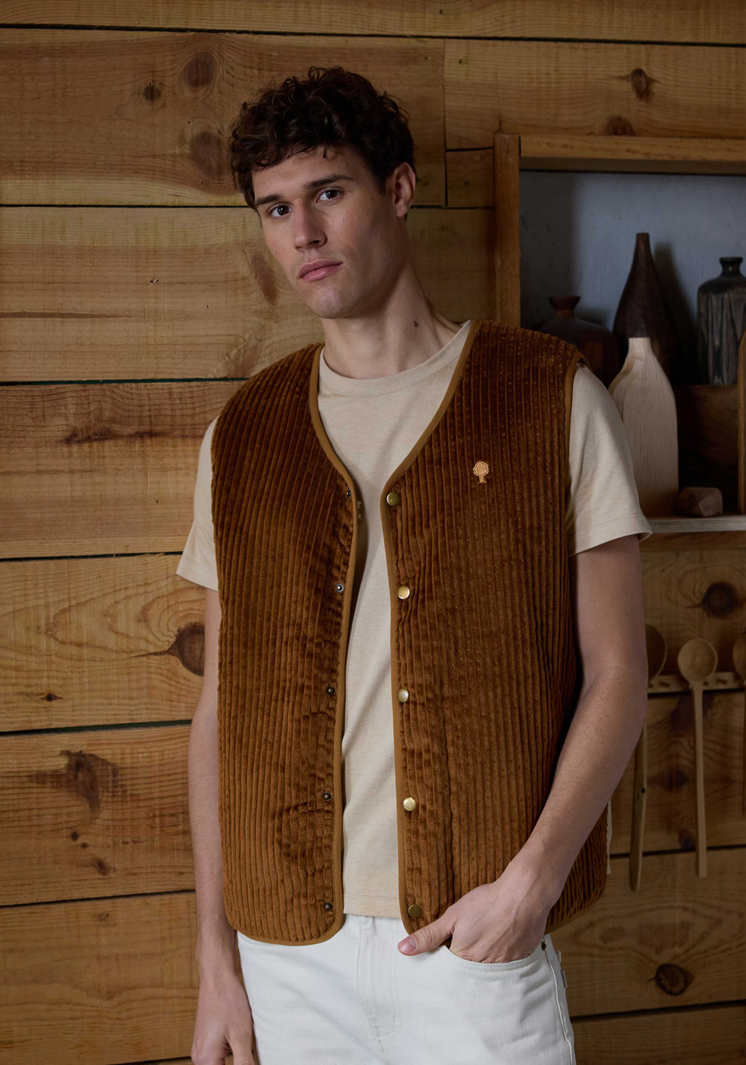 Faguo Veste Esterel Outwear Woven Cognac