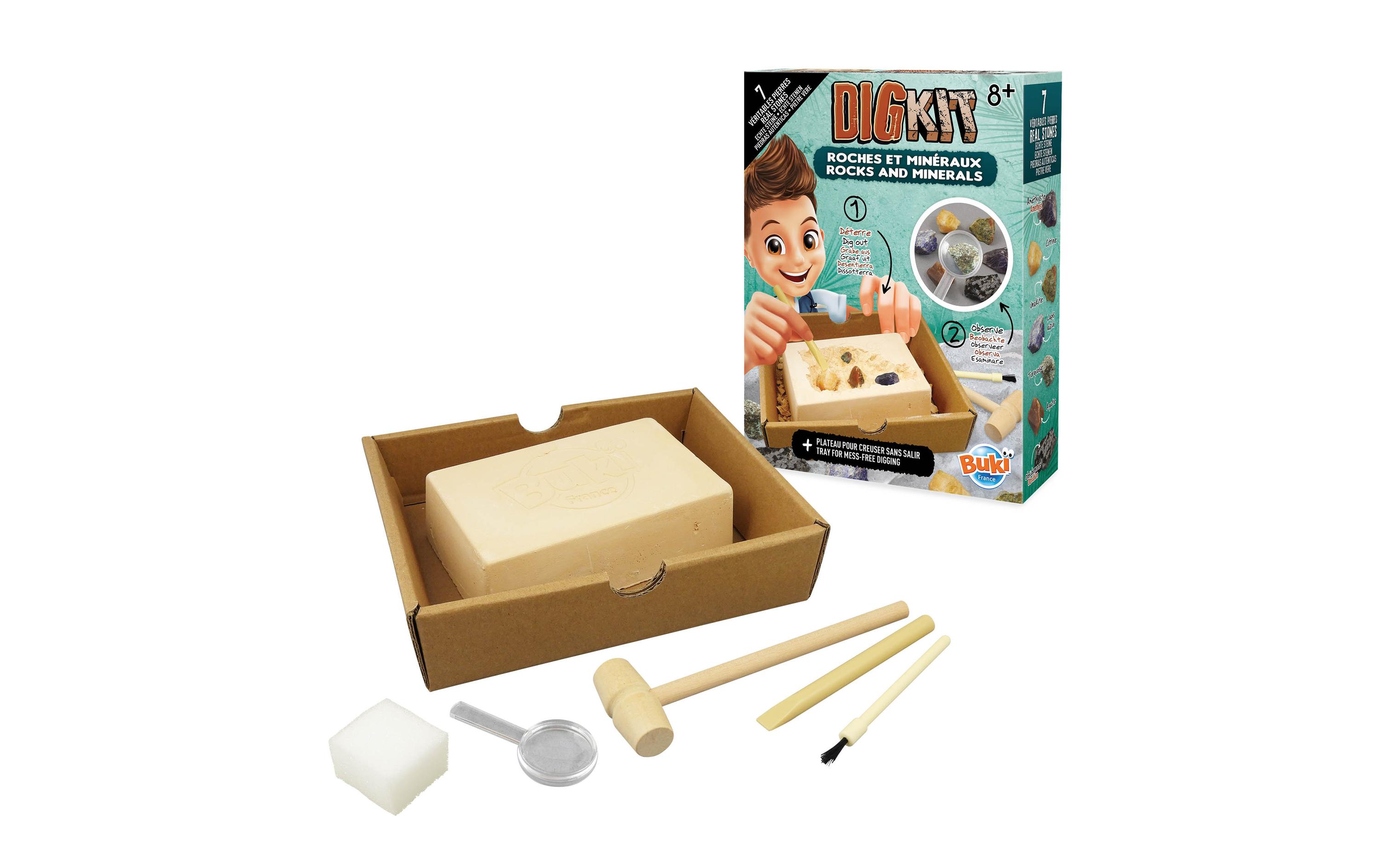 Experimentierkasten DigKit Steine und MineralienAusgrabungs-Set