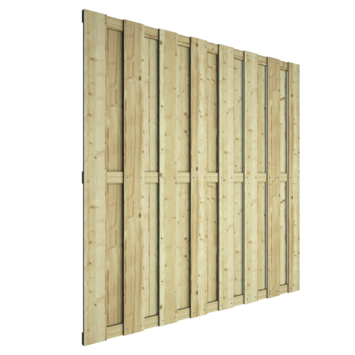 Schutting Jumbo grenen hout 180 x 180 cm