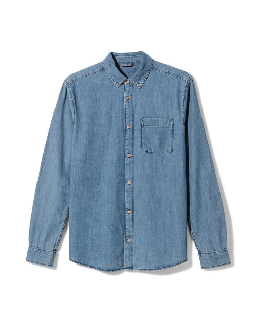 chemise homme jean bleu