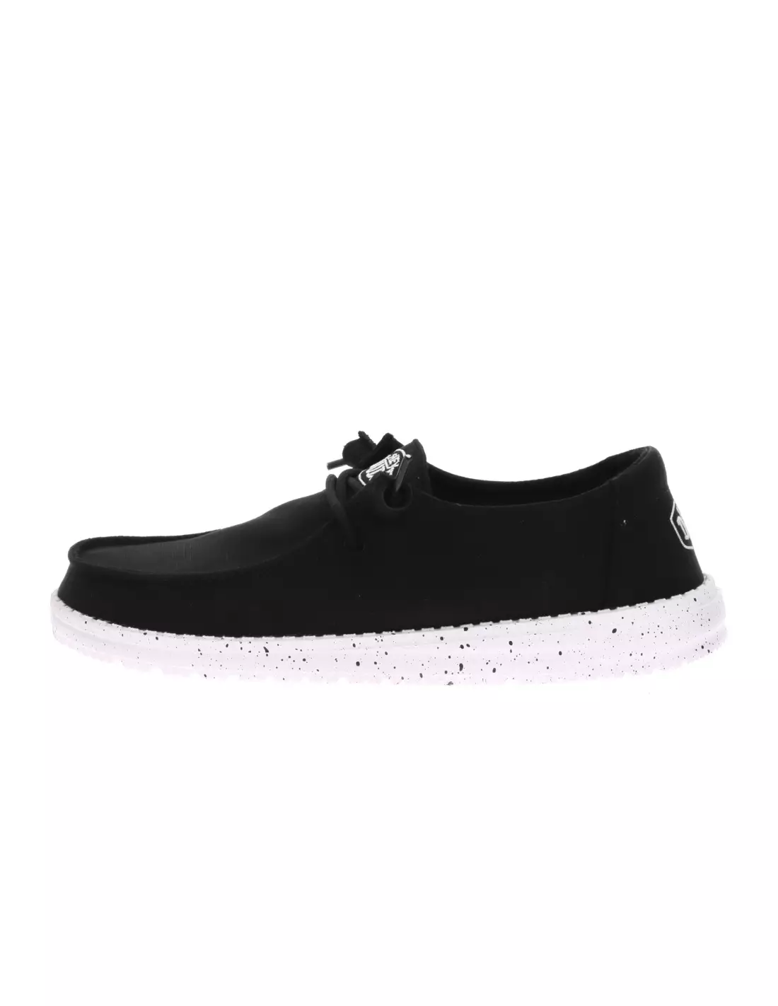 WENDY SLUB CANVAS - Mocassins & bateaux 001BLACK