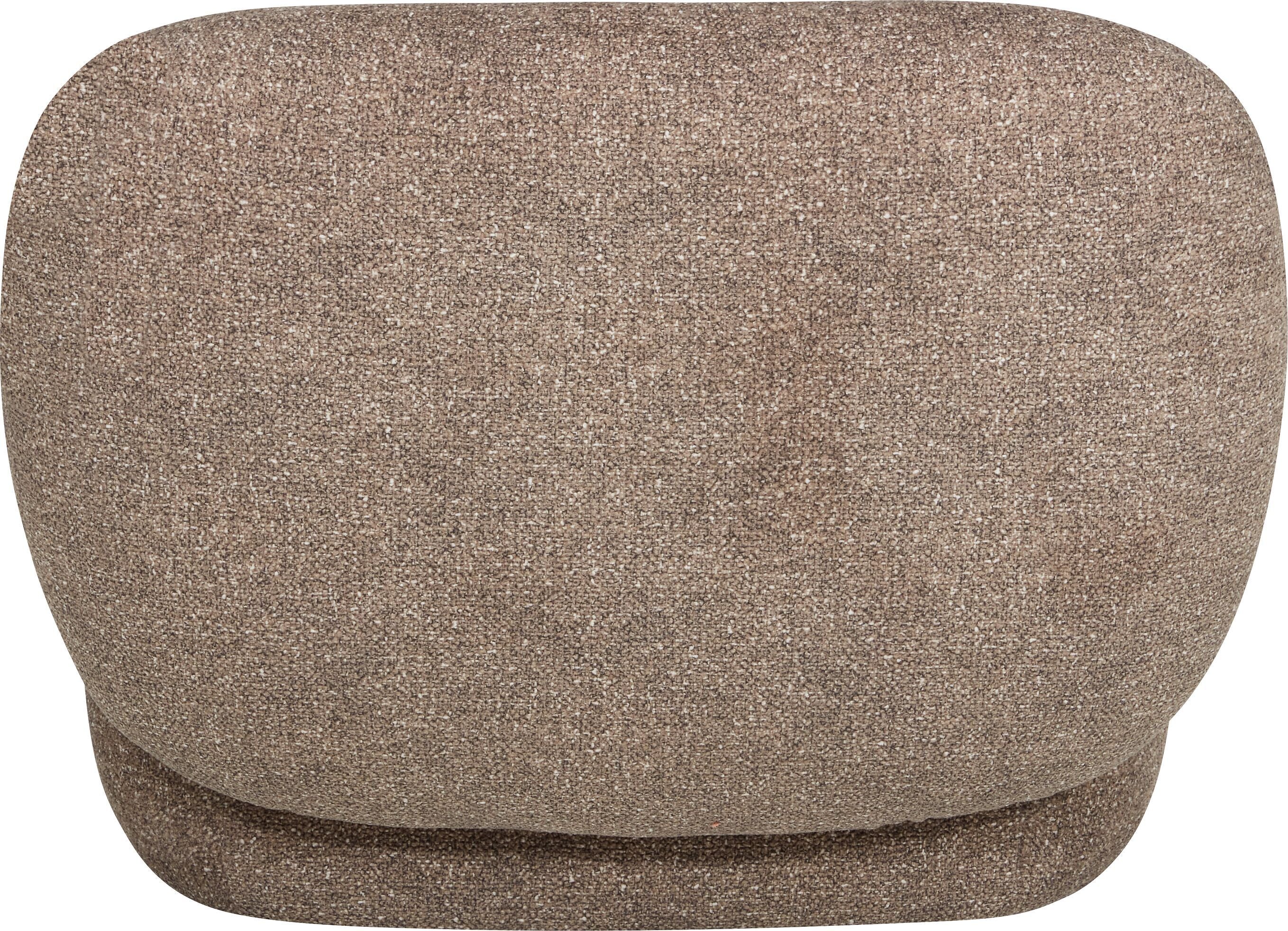 LAGOS Sessel Stoff braun - Braun / B: 86.5 cm x T: 87.5 cm x H: 68.0 cm