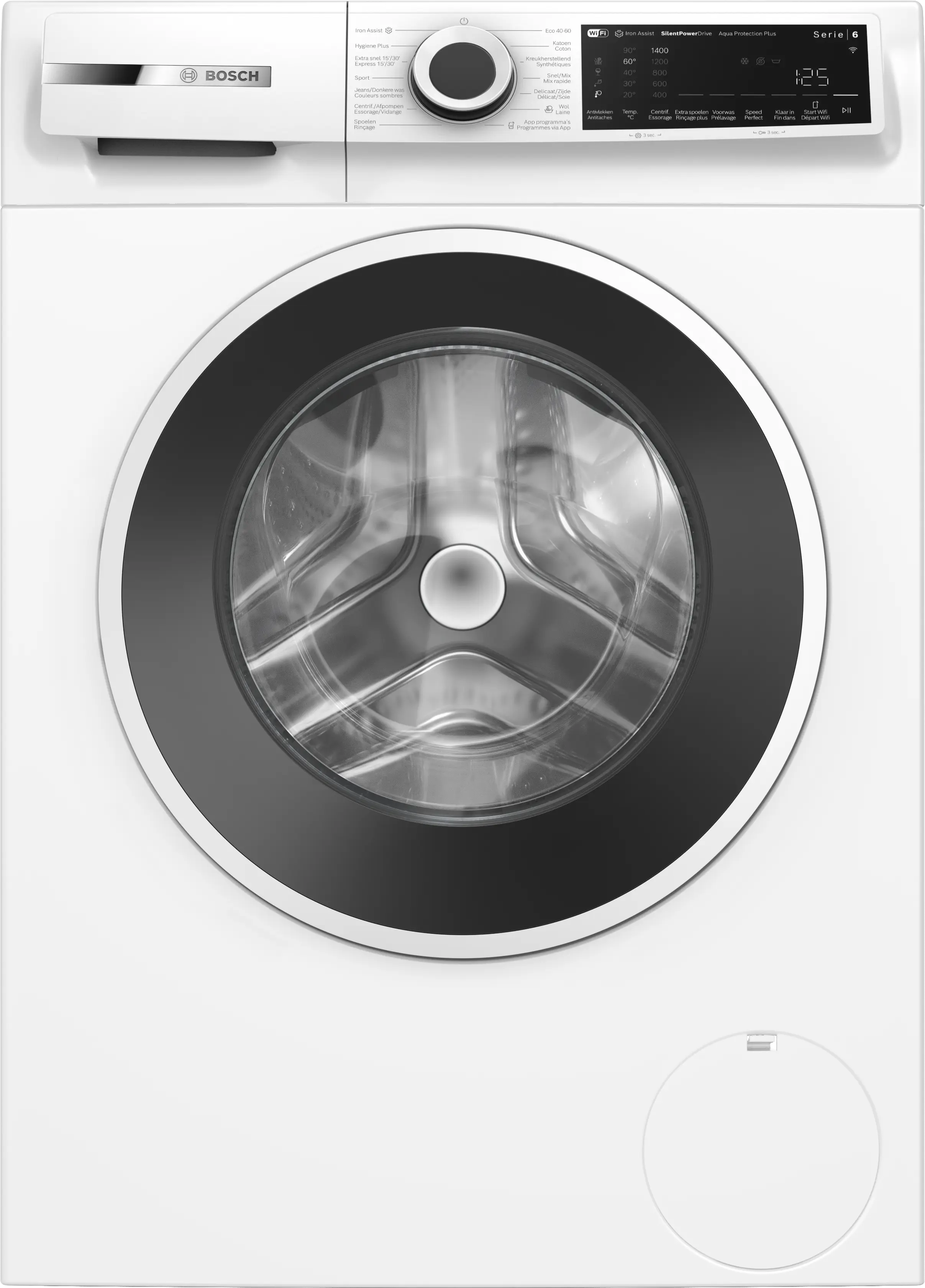 Serie 6 Wasmachine, voorlader 8 kg max. 1400 rpm