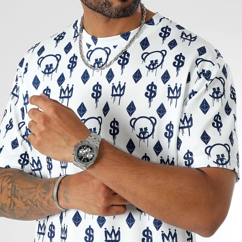 Tee Shirt Oversize Large Lifestyle Maison De Couture 0054 Blanc