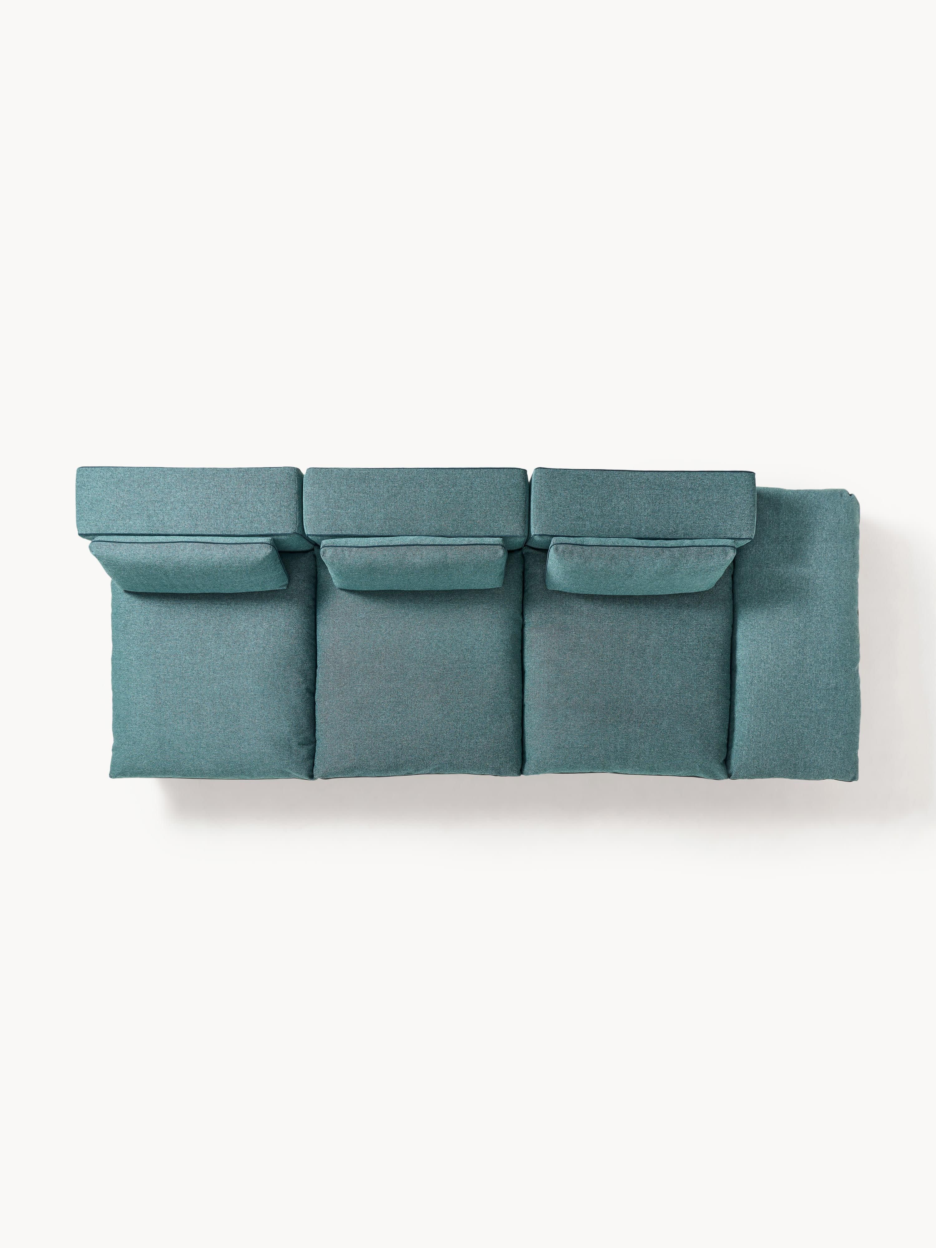 Modulaire XL-bank Felix (3-zits) met poef