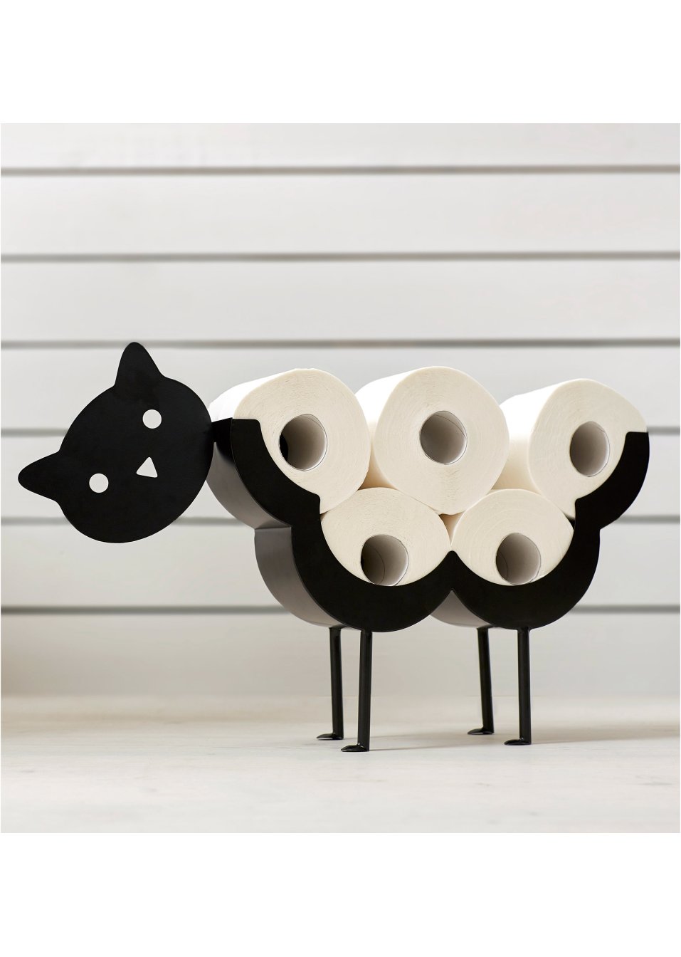 Porte-papier toilette chat