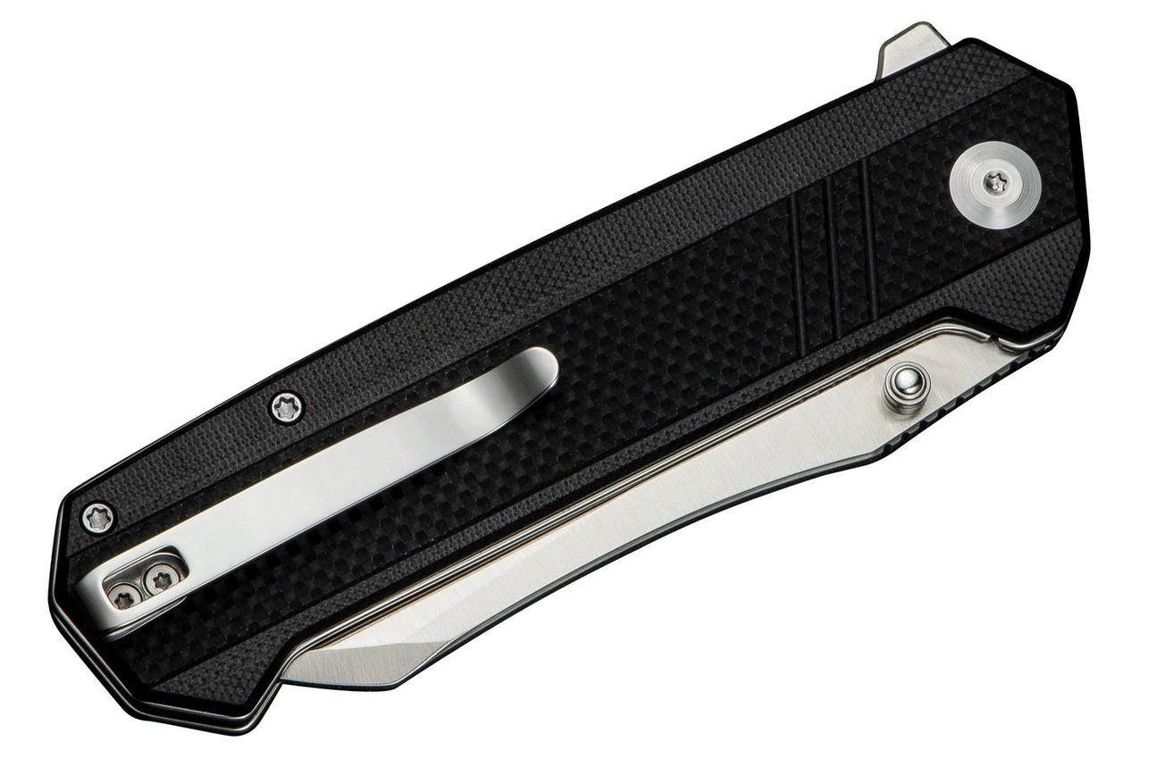 Sencut Draxor S24035-1 Satin 9Cr18MoV, Black G10, zakmes