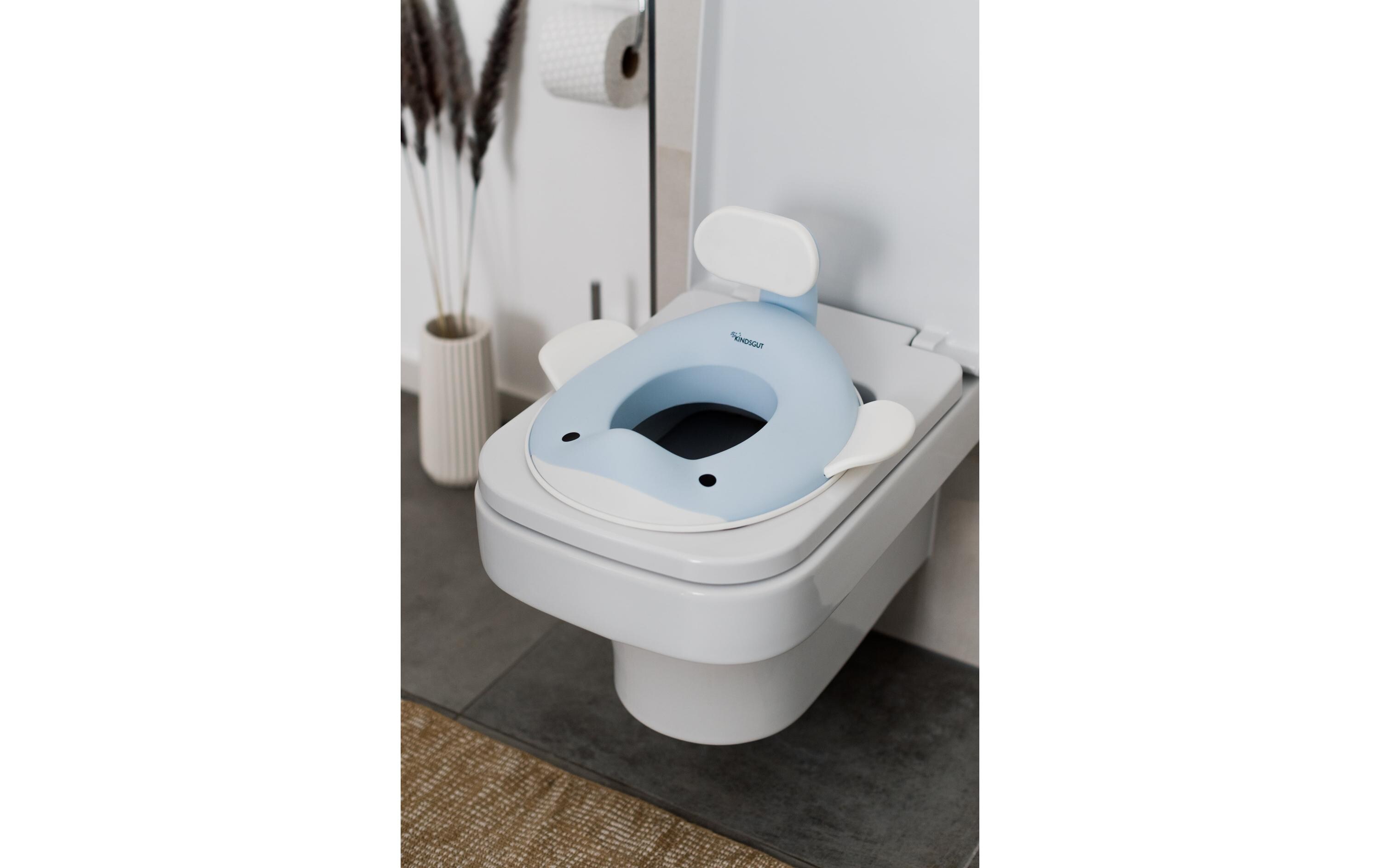 Toilettensitz Wal HellblauToilettensitz für Kinder