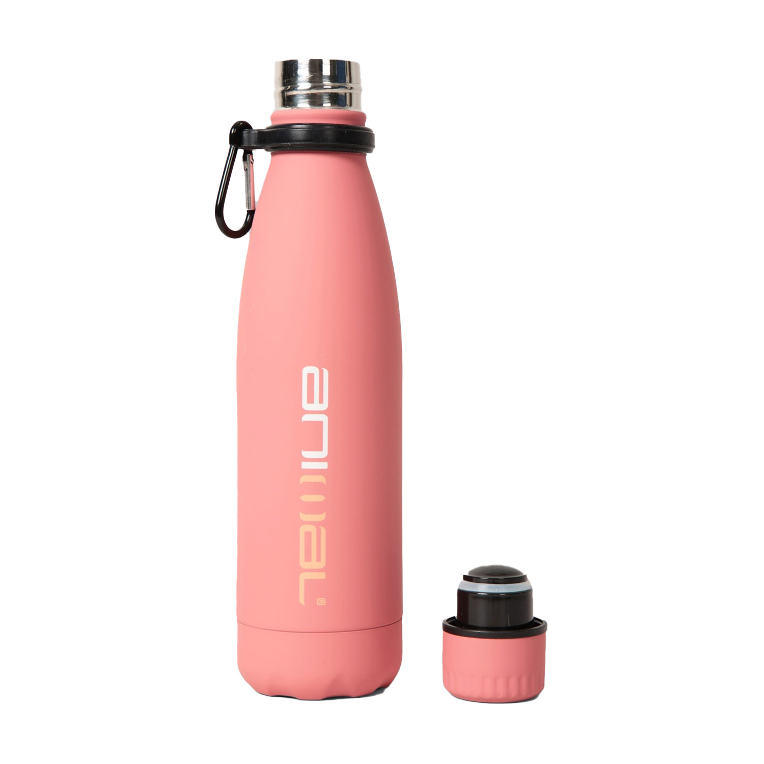Garrafa de água de borracha com estampa de animais, 480ml
