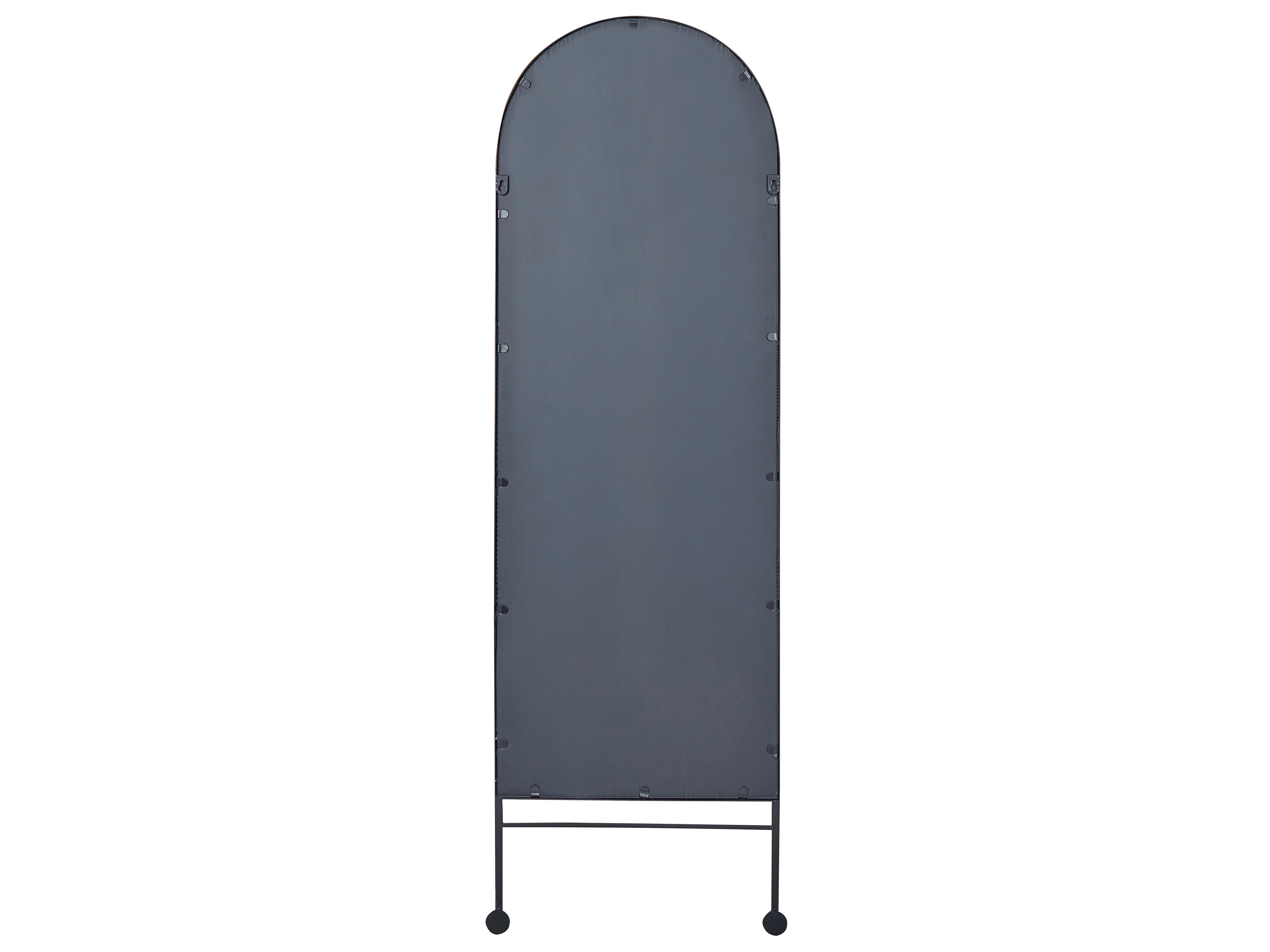 Wandspiegel JARNAGES 45 cm 145 cm Metaal Zwart