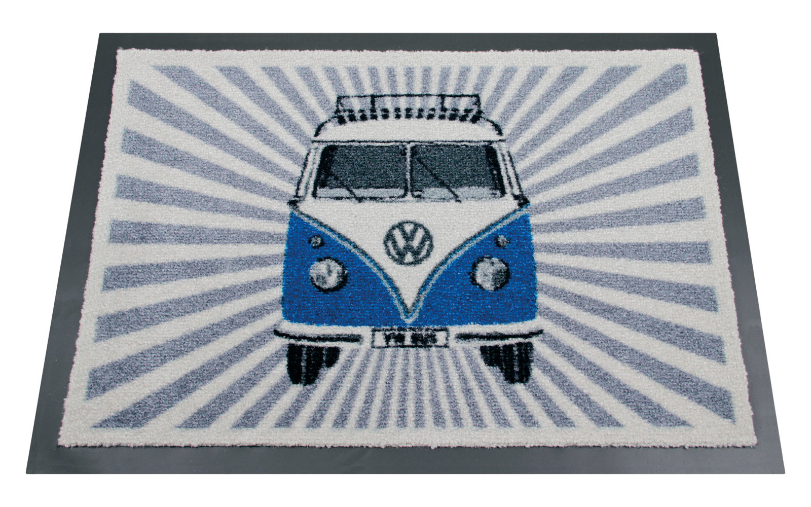 VW Collection T1 Bulli Strahlen Fußmatte Rot 70 x 50 cm