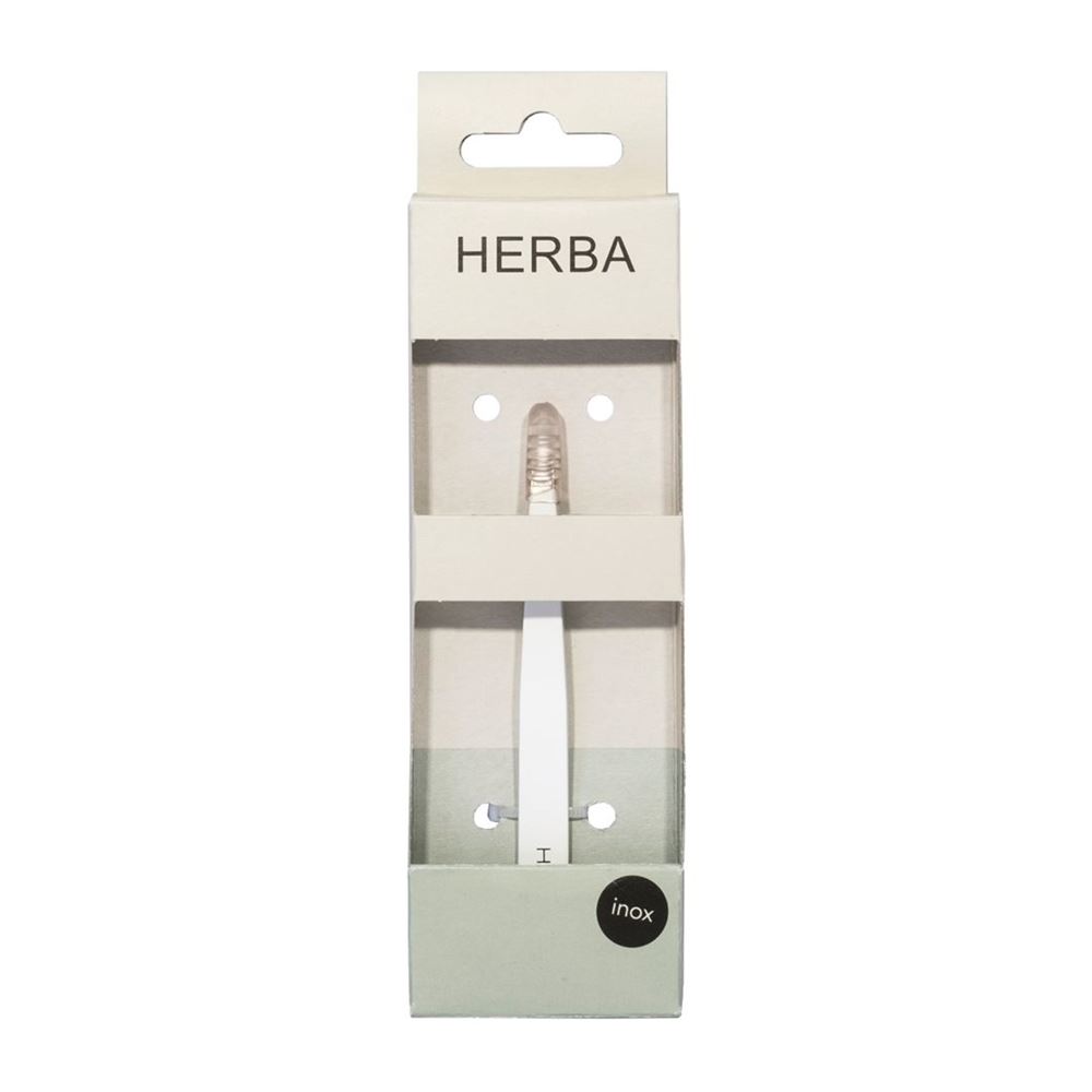 HERBA Pinzette schräg Inox weiss 1 Stk