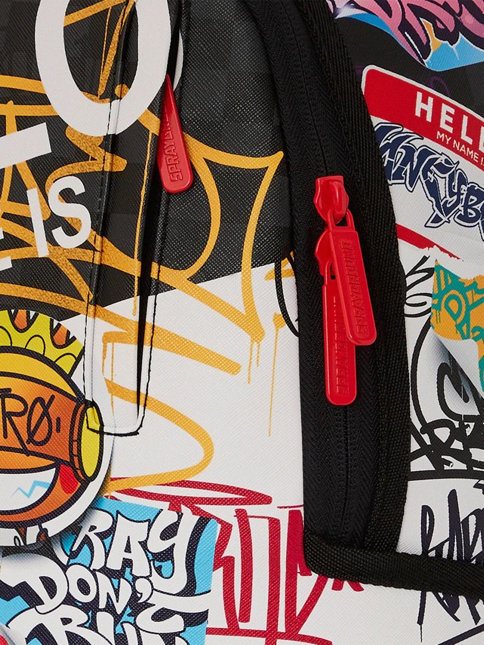 Sprayground Tagged Up Hmni Backpack pattern
