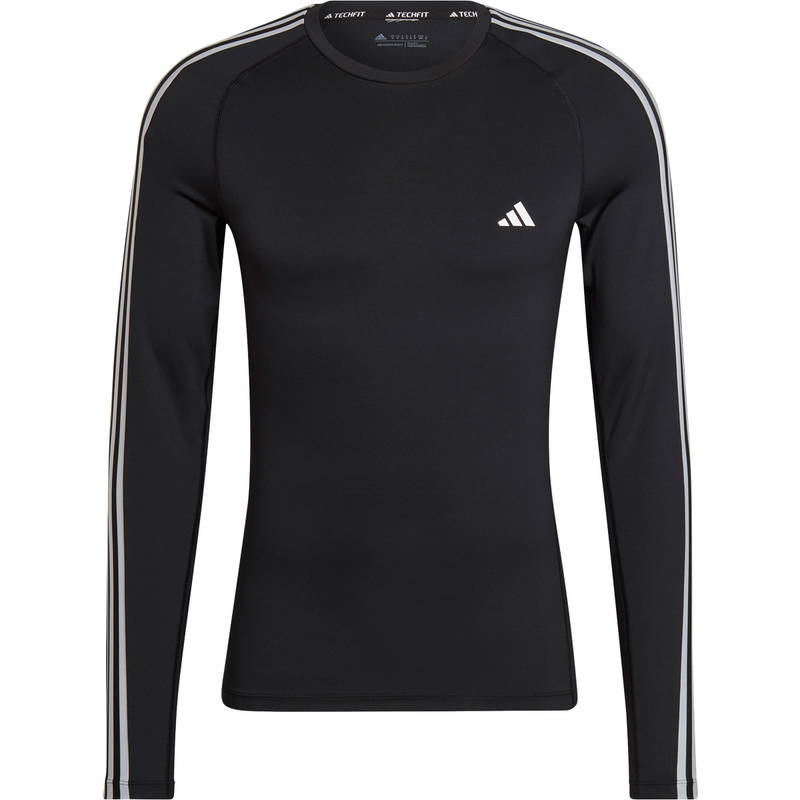adidas Techfit 3-Stripes Langærmet Baselayer T-shirt Herre