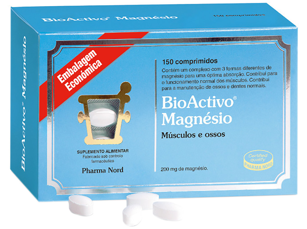 SUPLEMENTO BIOACTIVO MAGNÉSIO 150 COMPRIMIDOS