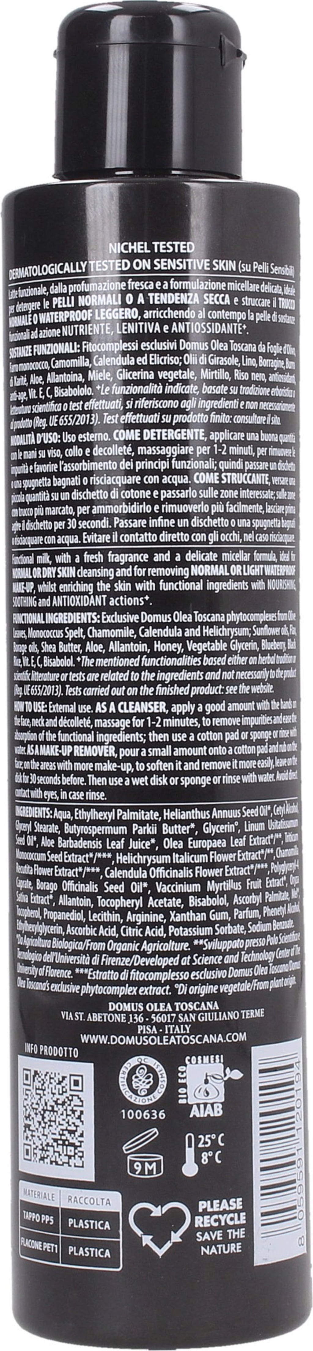 Domus Olea Toscana  Anti-Age Micellar Milk, 200 ml