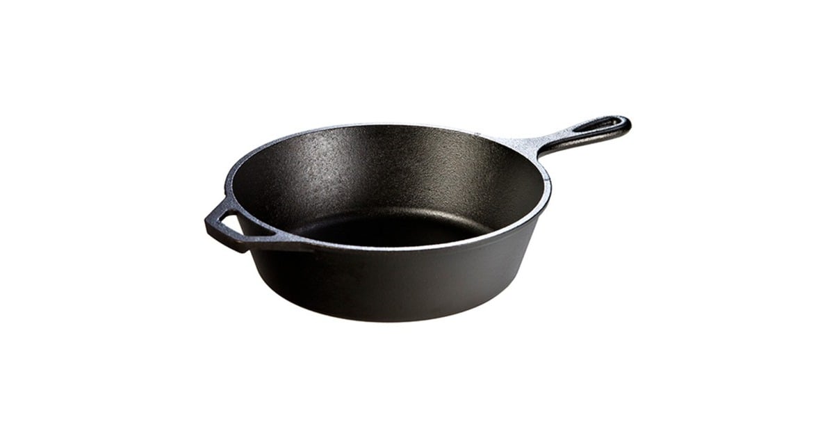 LodgeKoekenpan L8DSK3 diep, met handvat bak-/braadpan  (Zwart, Ø 26cm)