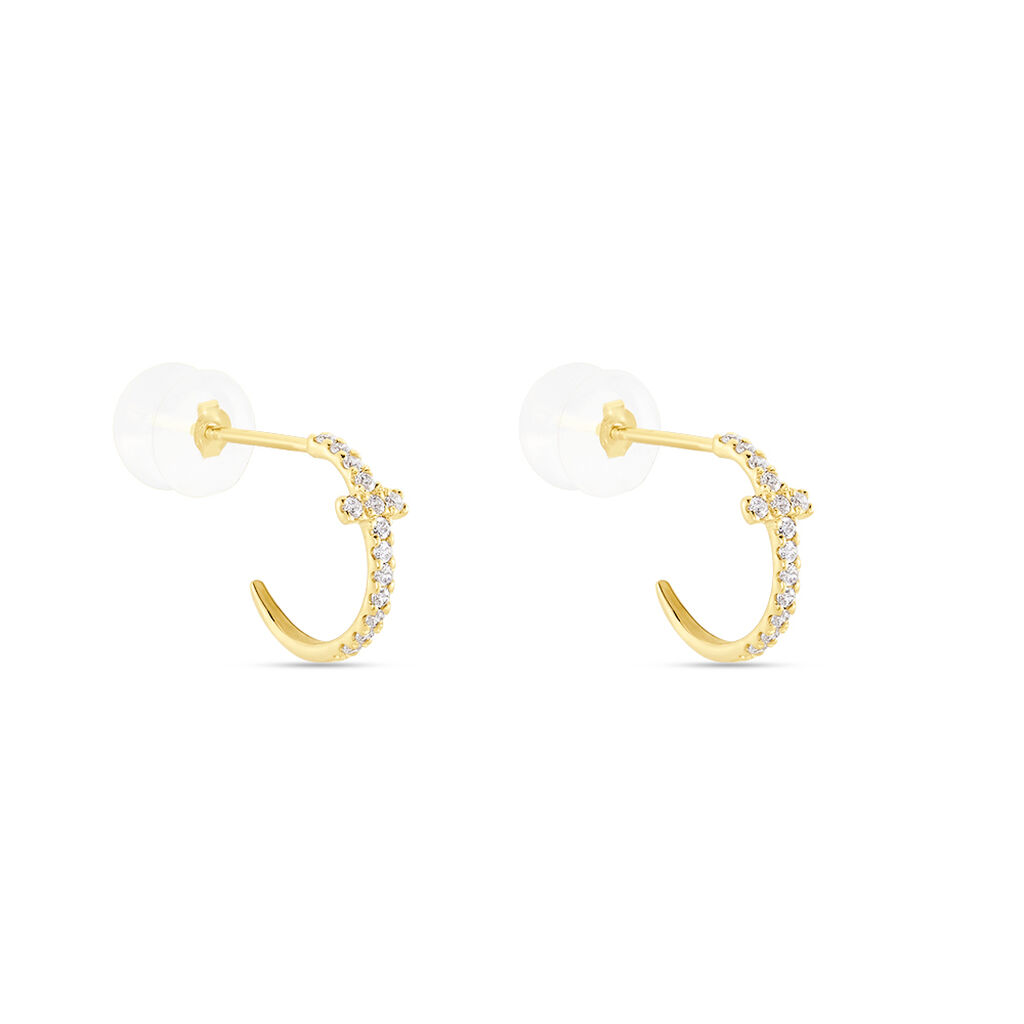 Créoles Like A Virgin Or Jaune Oxyde De Zirconium