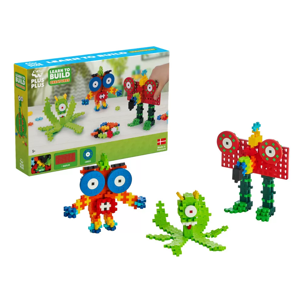 Plus-Plus Learn to Build Creatures - 240 stk.