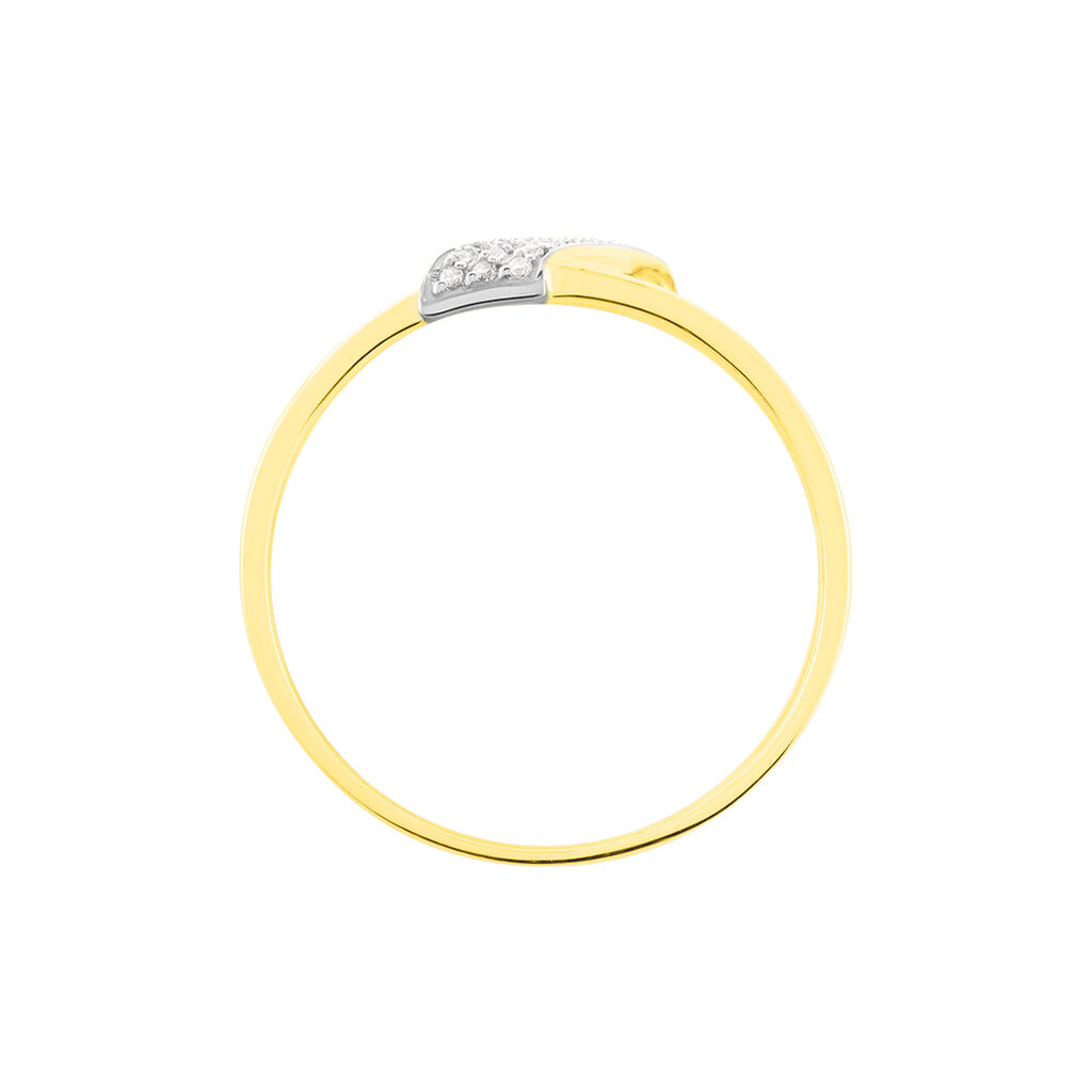 Bague Aurelianne Or Tricolore Diamant