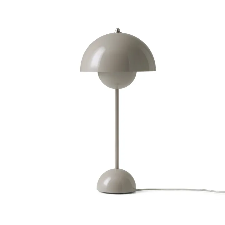 & Tradition Lampe à poser Flowerpot VP3, Verner Panton, 1969 | Gris