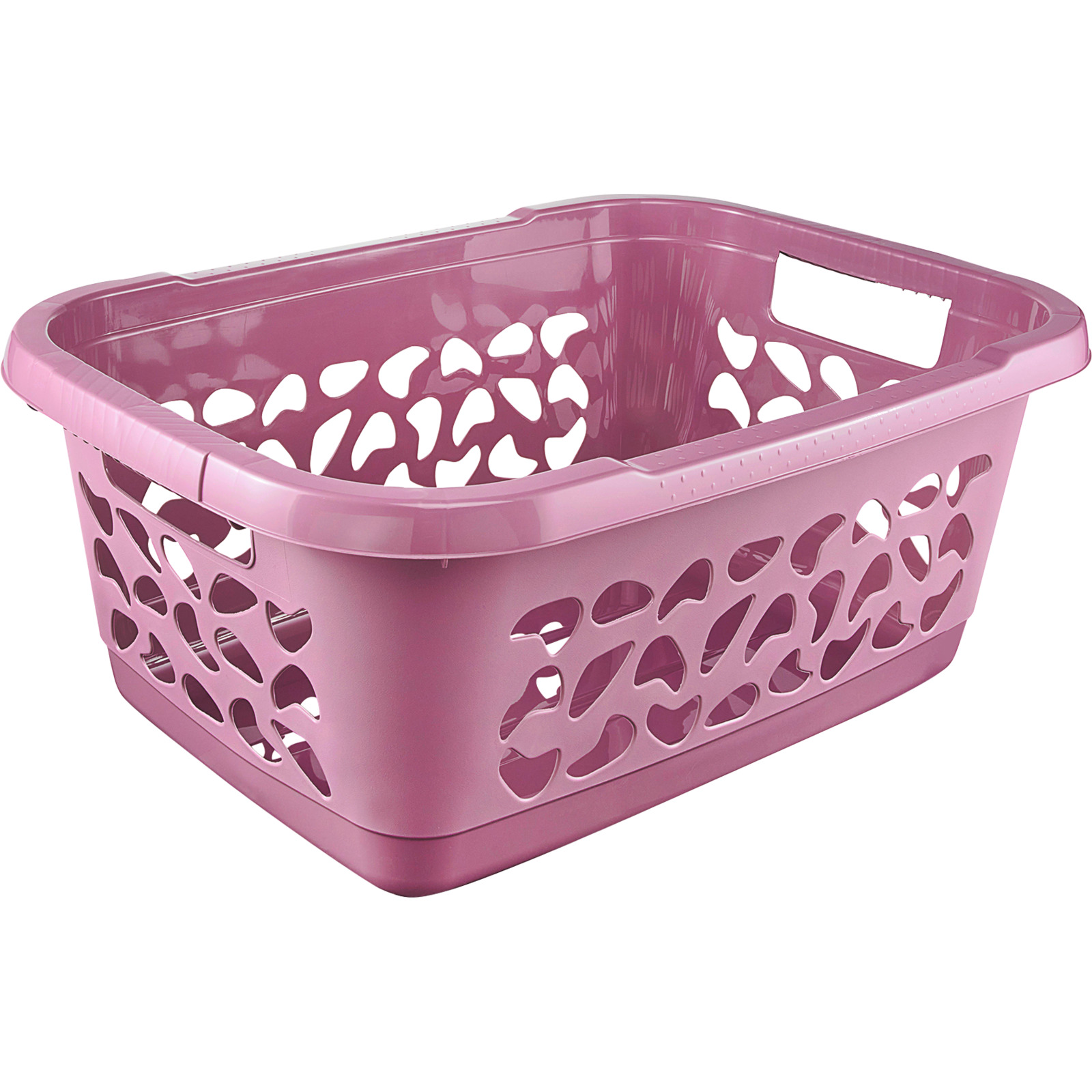 Wäschekorb 55x40x23cm, 32 Liter, berry