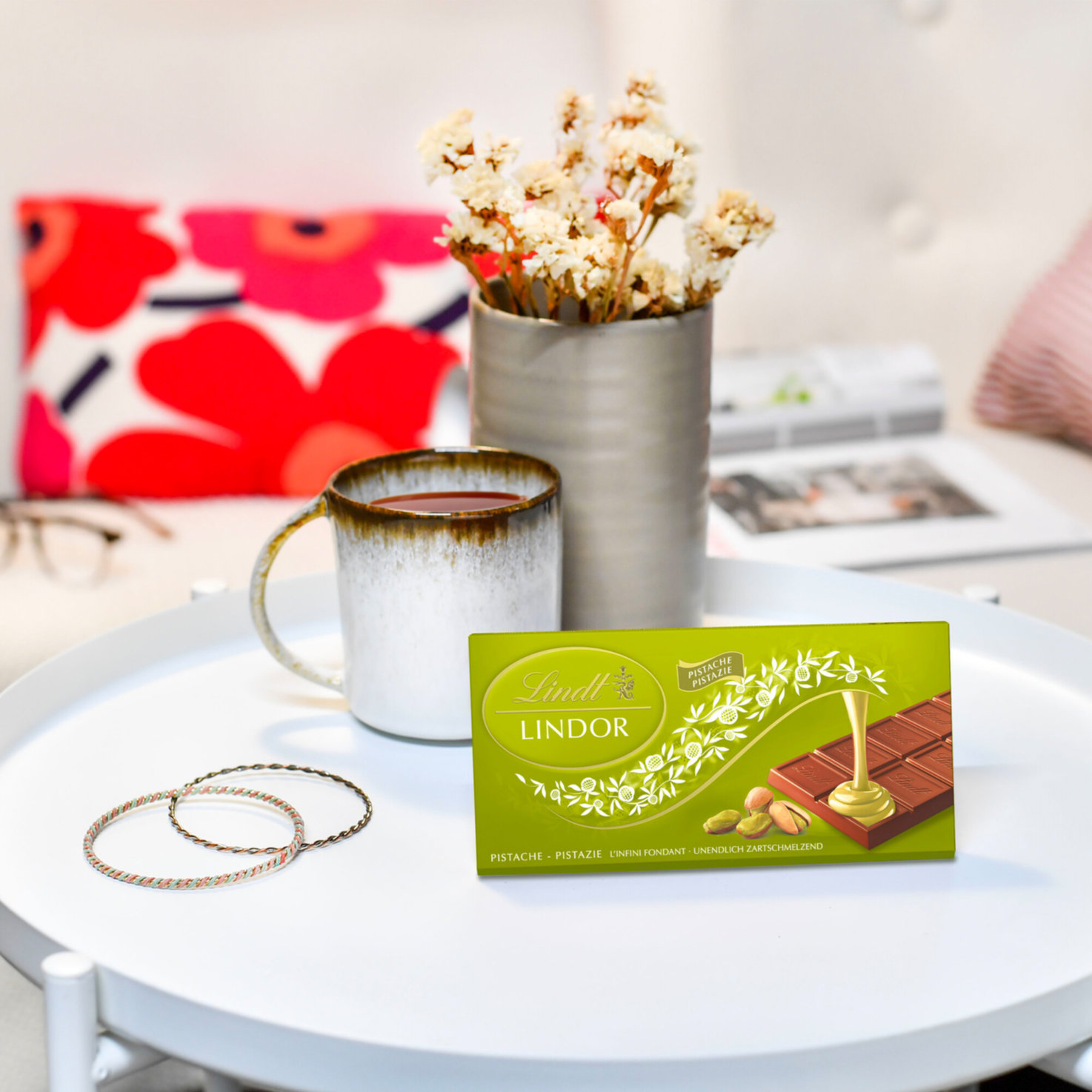 Lindt Lindor Tafelschokolade Pistazie