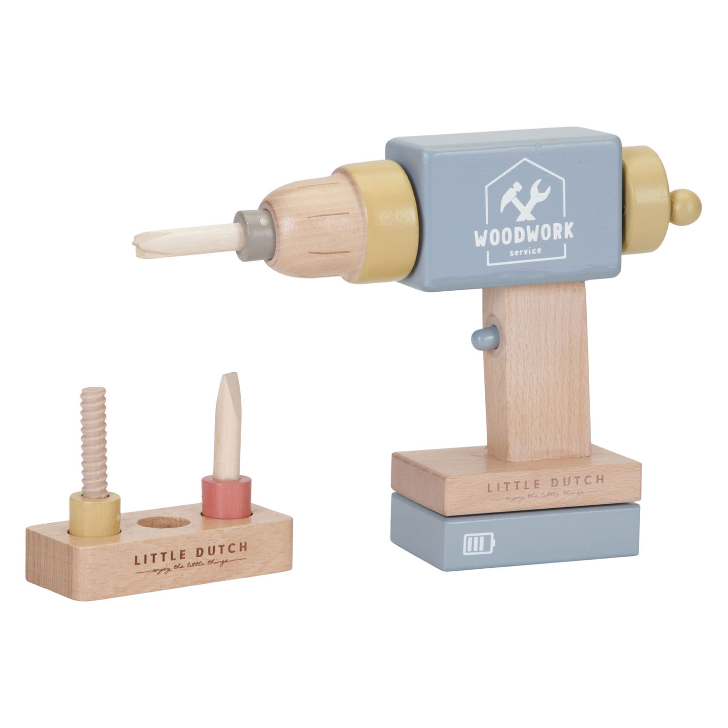 Little Dutch Houten Boormachine