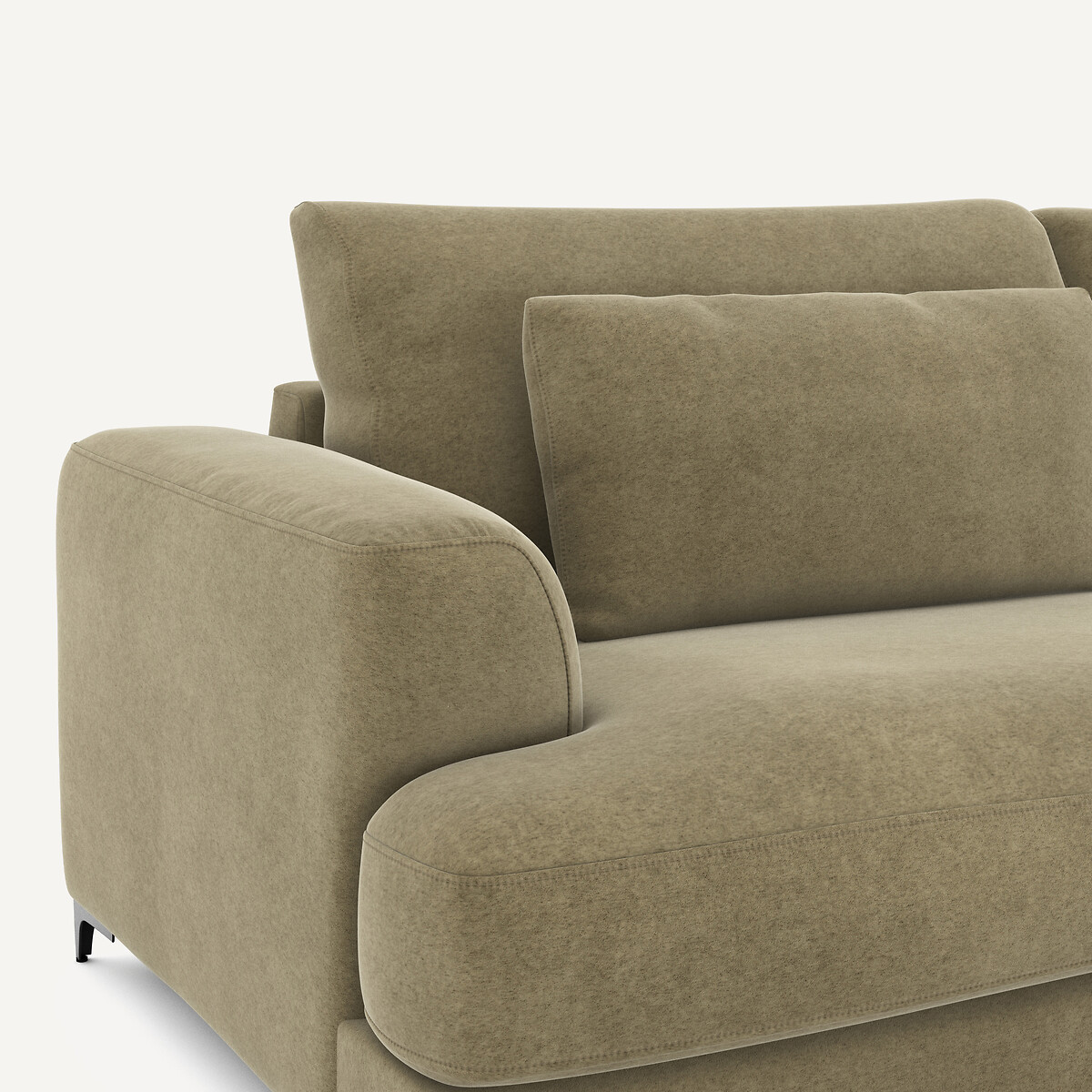AM.PM<br>Sofá-cama de 4 lugares com forro de veludo, Marsile