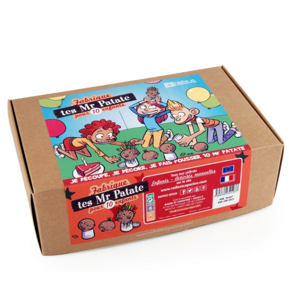 Coffret anniversaire 10 mr patate