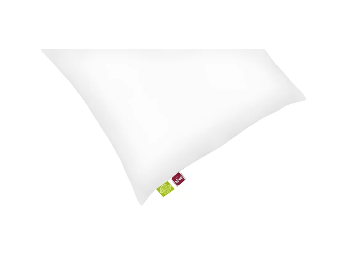 ABEIL Lot de 2 Oreillers Bio Confort - 60 x 60 cm - Blanc