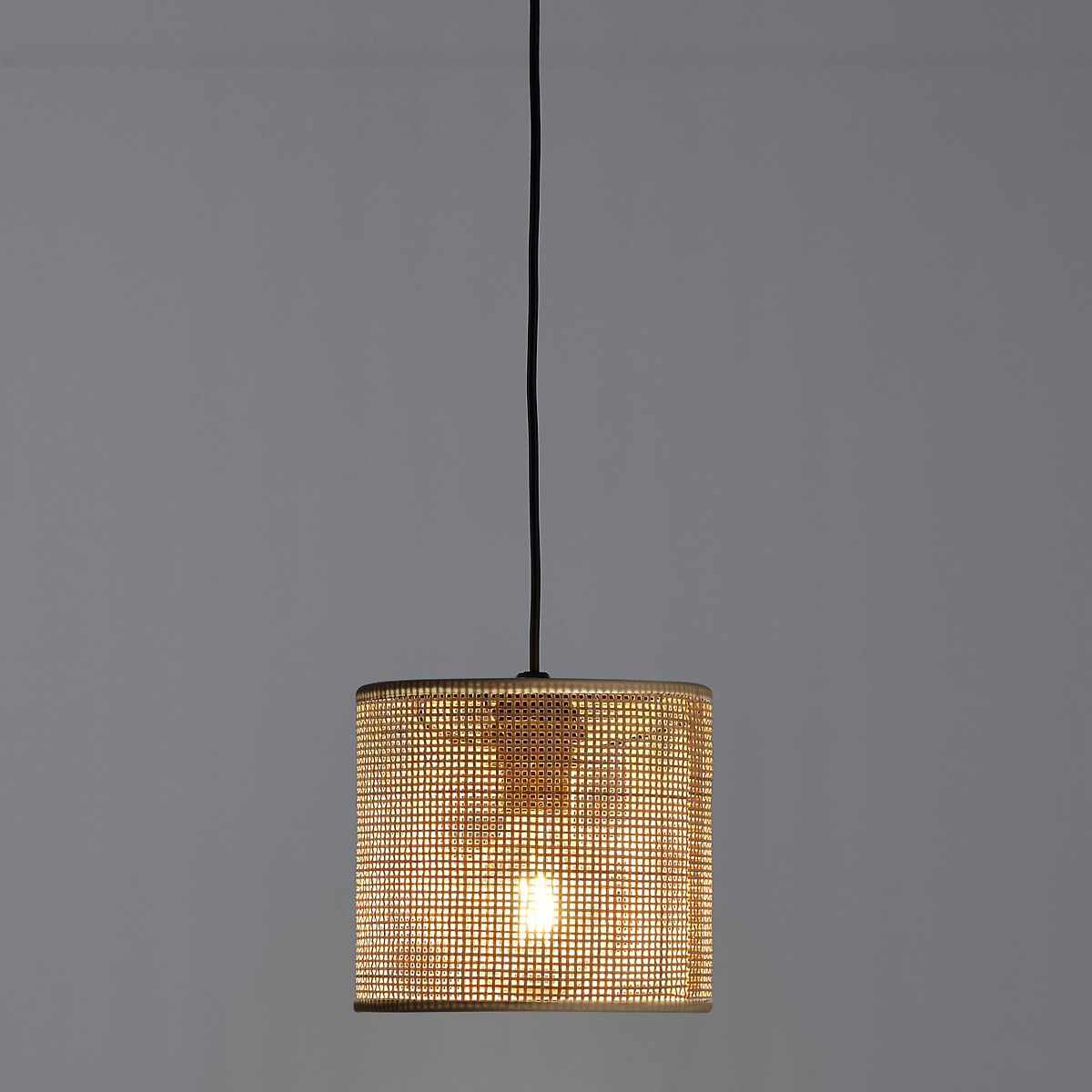 LA REDOUTE INTERIEURS<br>Candeeiro suspenso / Abajur em rattan Ø20 cm, Dolkie