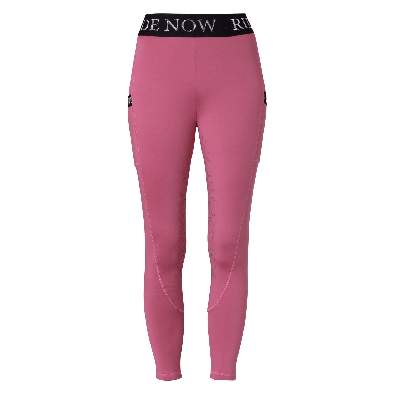 RIDE now Thermo-Reitleggings  - violet rose