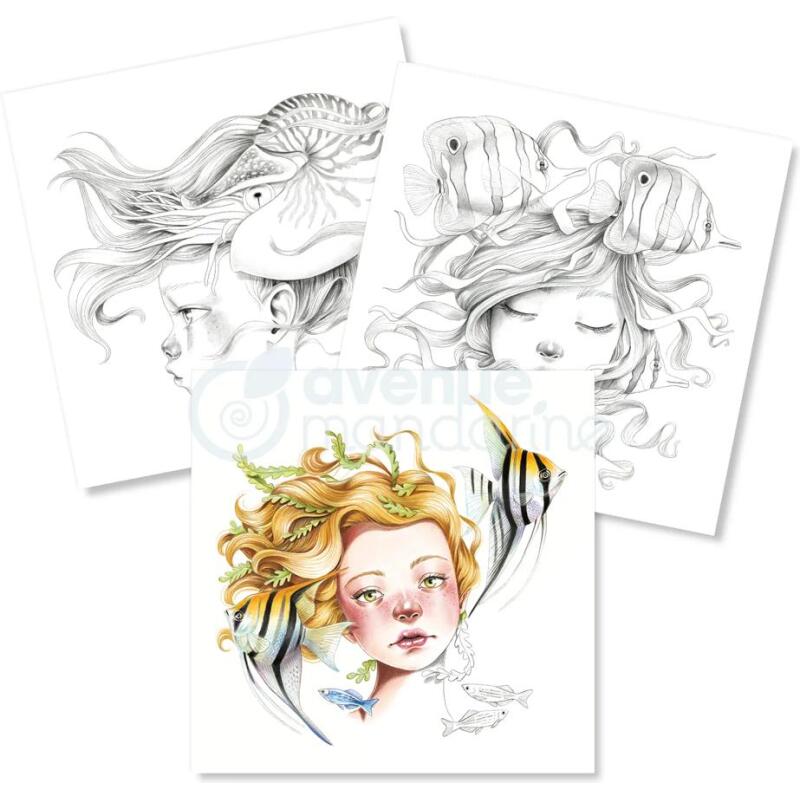 Carnet de coloriage Wild 6 - Bleu