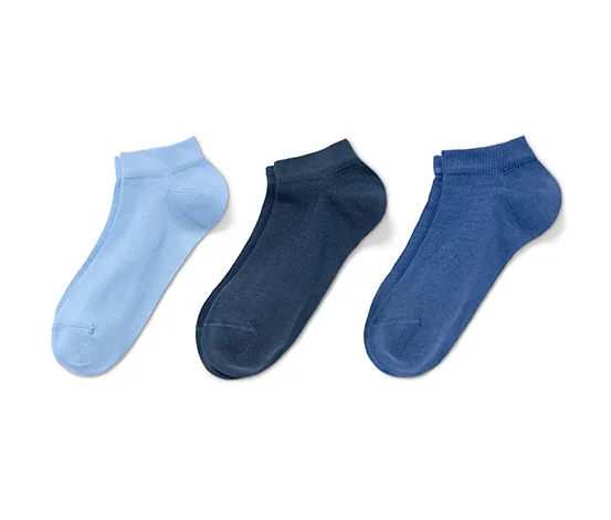 3 Paar Sneakersocken aus Bio-Baumwolle