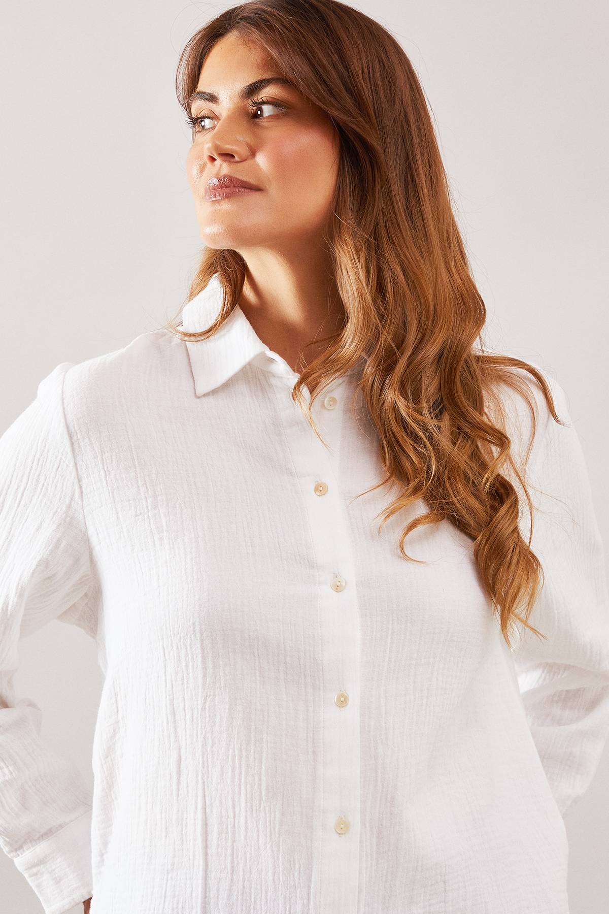 Wallis Chemise Boutonnée Texturée