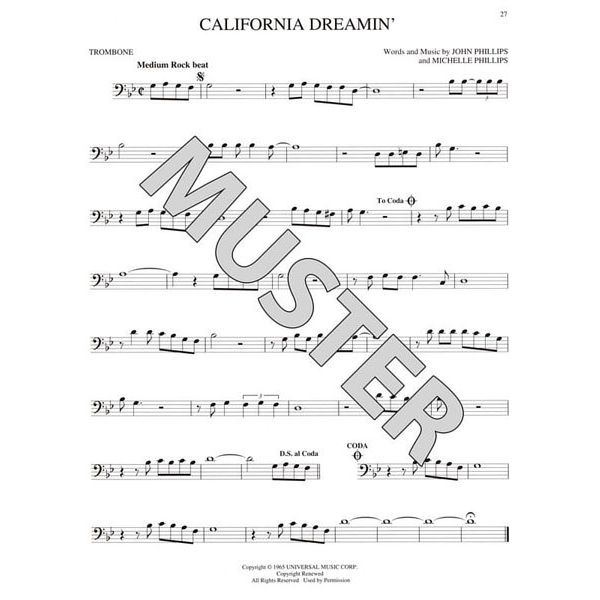 Hal Leonard Big Book Of Trombone Songs