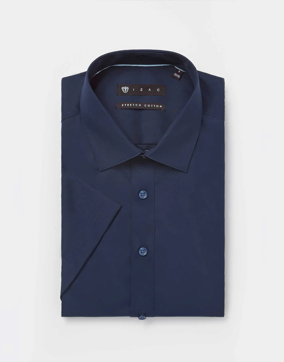 Chemise Stretch Marine