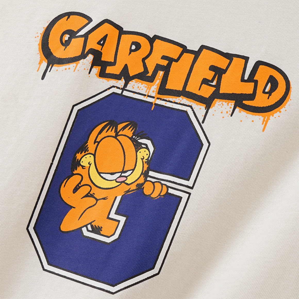 Beatwear Garfield T-Shirt mit Print weiss