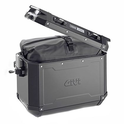 Valise Givi Trekker Outback Monokey Cam Side Black Line 37 L Universel - Noir