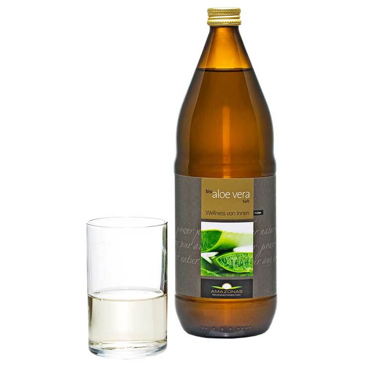 Aloe Vera Saft 100% Bio , 1 l