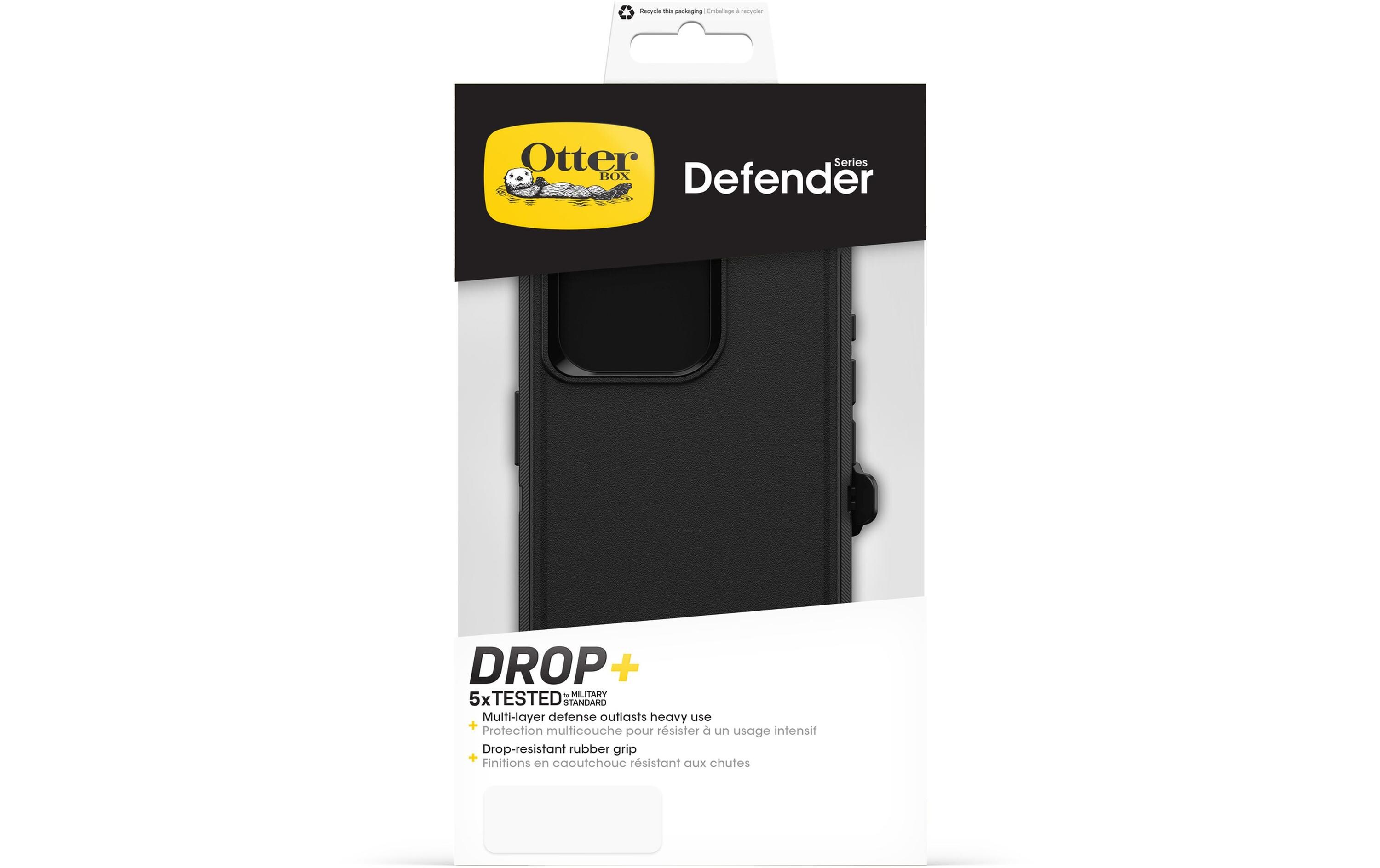 Back Cover Defender iPhone 15 Pro SchwarzSchutzhülle für das Apple iPhone 15 Pro