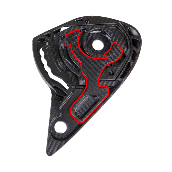 Scorpion - Ecran 2D Exo-1400 Air / 1400 Carbon Air / R1 Air / R1 Carbon Air / Exo-520 Air| KDF-16-2 59-520 Transparent