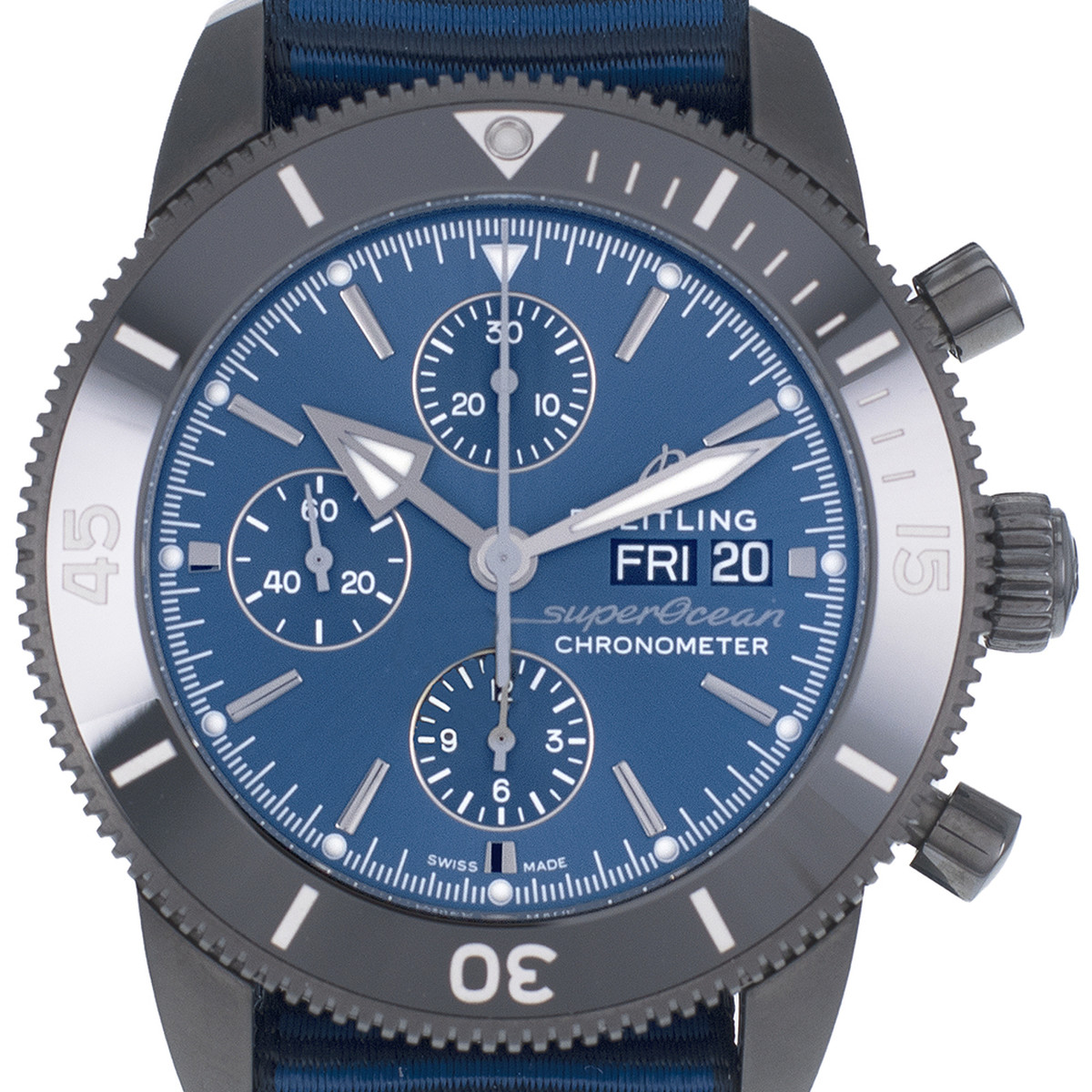 Montre d'occasion BREITLING superocean  homme automatique