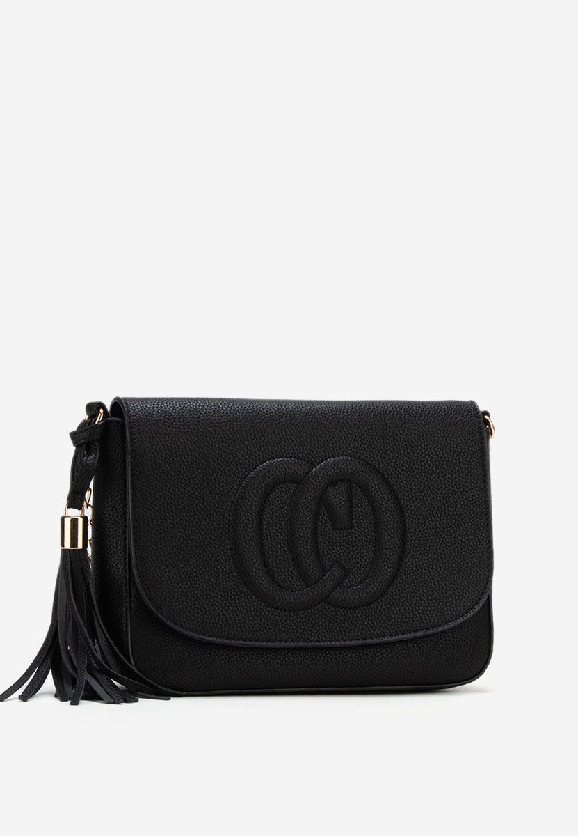 Sac bandoulière femme noire Anyssa