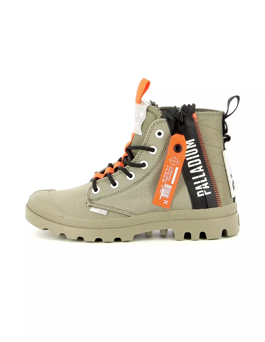 PALLADIUM PAMPA HI TICKET TO EARTH - Sneakers DuskyGreen